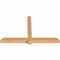 Ekena Millwork Eugene Smooth Timber Gable Bracket, Western Red Cedar, 84"W x 53"H x 5 1/2"D x 5 1/2"F, 15/12 Pitch GBW084X53X0606EUG00SWR - alternate 3